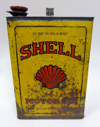 Shell Motor Oil Can – Vintage Auto Posters