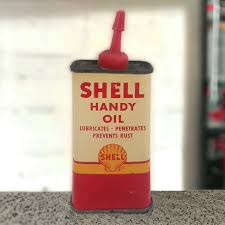Antique Shell Handy Oil Can Houshold Oiler – Wainfleet ...