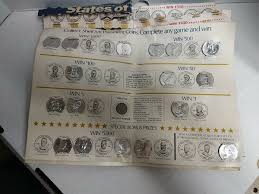 Shell's States Of The Union Coin Game Vintage Tokens Antique ...