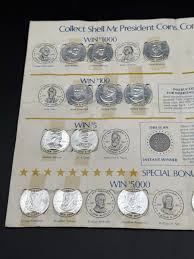 Shells Mr President coin game pieces | eBay