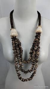Handmade Cowry Shell Tribal Necklace: Papua New Guinea Art ...