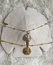 Sand Dollar Charm Necklace 14k - Etsy