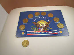 Vintage Shell Oil Co Presidential Commemorative Coin Set JFK Truman FDR | eBay