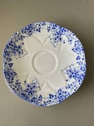 SHELLEY ENGLAND FINE BONE CHINA DAINTY BLUE SAUCER | eBay
