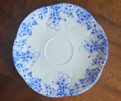 Shelley Dainty Blue Pattern 1950s Scalloped Floral Teacup ...