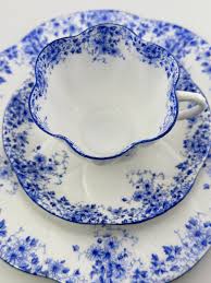 Shelley Dainty Blue Trio, English Bone China, Vintage ...