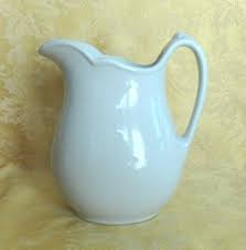 Vintage Shenango China Cream Colored Pitcher New Castle PA ...