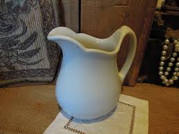 Vintage Small Ironstone Pitcher / Ironstone Creamer ...