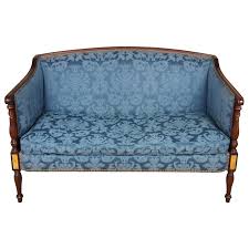 James River Plantation Sheraton Mahogany Settee Loveseat by ...