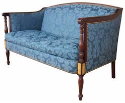 James River Plantation Sheraton Mahogany Settee Loveseat by ...