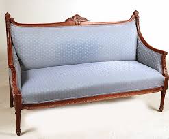 Lot - Victorian Carved Mahogany Settee
