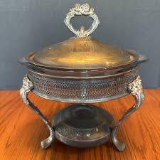 Vintage Regal Silver Plate Marinex Chafing Dish - 3 pieces ...