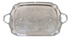 Vintage 1847 Rogers Bros Remembrance 9898 Silver Plated Serving Platter Tray | Chairish