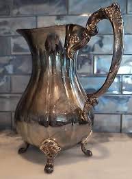 Vintage - Sheffield Silver (plated) Water Pitcher #S8506 ...