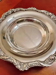 Old English Poole Silver Plate #5004 Bowl - 1940's - Etsy