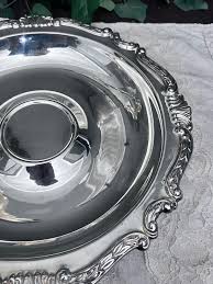 Vintage Sheridan Tauntan Silversmiths Silverplate Round ...