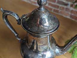 Vintage Sheridan Silverplate Tea Pot | Decorative Gothic Antique Metal Display - Etsy
