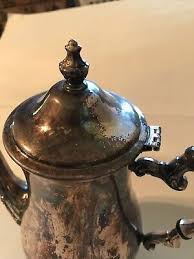 Silver Plated Tea/Coffee Pot – Heavily Tarnished And 1 of 4 Feet Is Damaged | eBay
