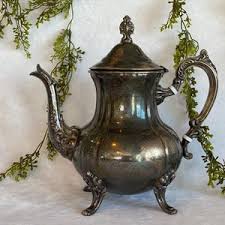 Vintage Ornate Silverplate Teapot Towle Silver Vintage Tea ...