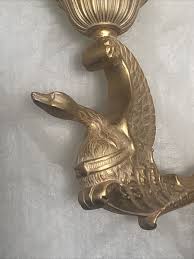 MARINER Luxury Wall Bracket Lamp Sconces In Bronze With Gold ...