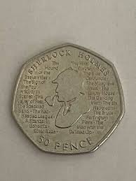 Sherlock Holmes 50p (2019) | eBay