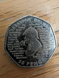 Very Rare sherlock holmes 50p 2019 Collectable : r/Silverbugs