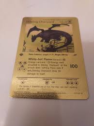 Pokemon card 1st Edition 107/105 Shining Charizard Gold for ...