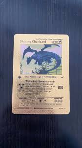 All Gold Non Graded Shining Charizard · Whatnot: Shop, Sell ...