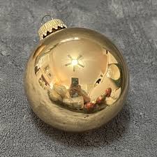 VINTAGE Christmas By Krebs Glass Ornaments Deer Snowy Trees Purple & Gold Balls | eBay