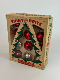12 Vintage 2" Shiny Brite MADE IN USA Mixed Ornaments w/ Box | eBay