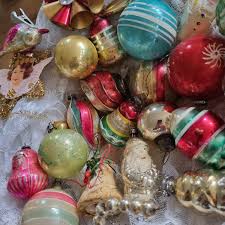 Antique German Glass Christmas Ornaments: Mercury Silver ...