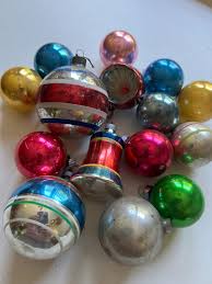 Vintage Mercury Bulb Ornaments. Made in USA. Tear Drop, Bell ...