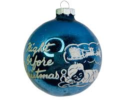 Night Before Christmas Shiny Brite Ornament Made in US of A ...