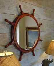 Ship Wheel Mirror In Collectible Nautical Décor | eBay