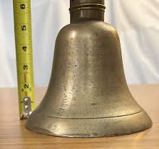 Hand Held Brass Bell School Teacher Principal Antique 11.5” Tall c. Early 1900s | eBay
