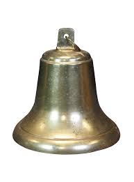Mid Century Nautical Maritime Brass Ships Bell 8"
