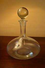 Ships Decanter. Port Decanter with Crystal Stopper. Etched Glass. Clipper Ship. Tall Ships. Etched Glass. Sailor Gift. Bar Cart. - VG212 | Schooner Chandlery