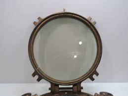 14 INCH BRONZE PORT HOLE LIGHT PORT SHIP SAIL BOAT TUG ...