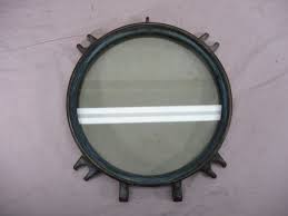 Vtg Solid HEAVY Brass Ship Boat Marine Porthole Window 12 ...