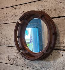 Vintage HOMCO Wood Lazy Susan Mirror: 15 Inch Rotating Tray or Wall Hanging - Etsy