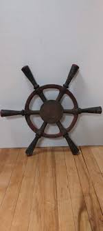 Vintage 13 Inch Cast Iron Nautical Captain's Ship Wheel | eBay