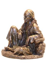 6.5" Shirdi Sai Baba Statue: Hindu God, Indian Spiritual ...