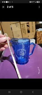 Cobalt Shirley Temple Small Pitcher · Whatnot: Shop, Sell, Connect