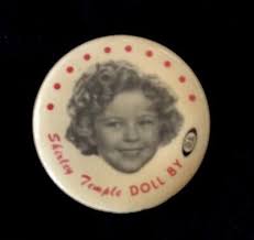 Vintage Shirley Temple Doll By Ideal Pin/Button - Excellent - 1972 Free Shipping | eBay