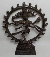 Hindu Goddess Shiva Nataraja Dancing Statue VINTAGE BRONZE ...