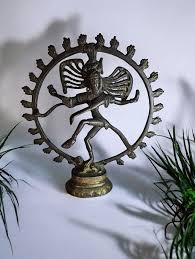 Hindu God Shiva as Nataraja Dancing in the Ring of Fire ...