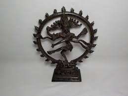 Hindu Goddess Shiva Nataraja Dancing Statue VINTAGE BRONZE ...