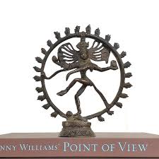 Antique Cast Bronze Shiva Nataraja Mudra Sculpture, Bohemian ...