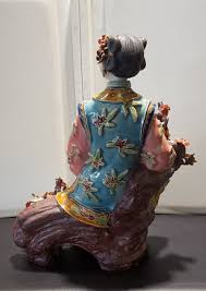 Vintage Chinese Porcelain figurine Plum Blossom In Spring Handmade NAIHELIN | eBay