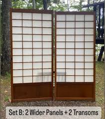 For Sale, two sets of vintage, custom made Japanese shoji ...